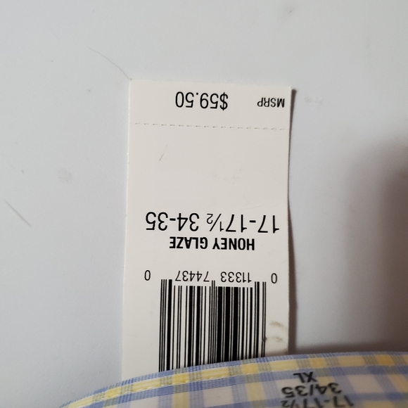 Blue and Yellow, L/S, Izod Shirt XL - Picture 5 of 5